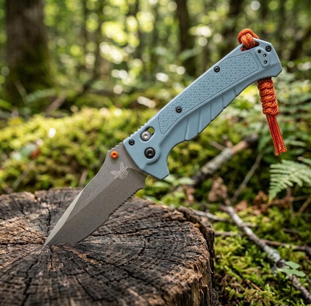 Benchmade Outdoor Drop-Point Serrated Grivory