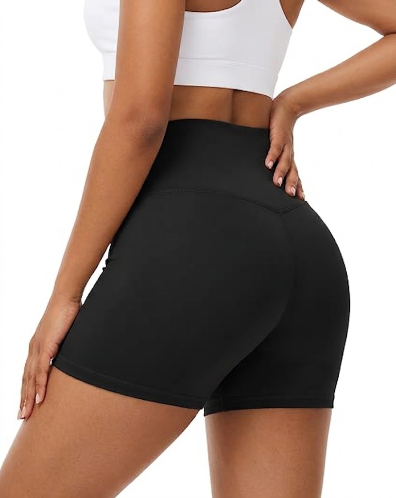 High-Waisted Biker Shorts