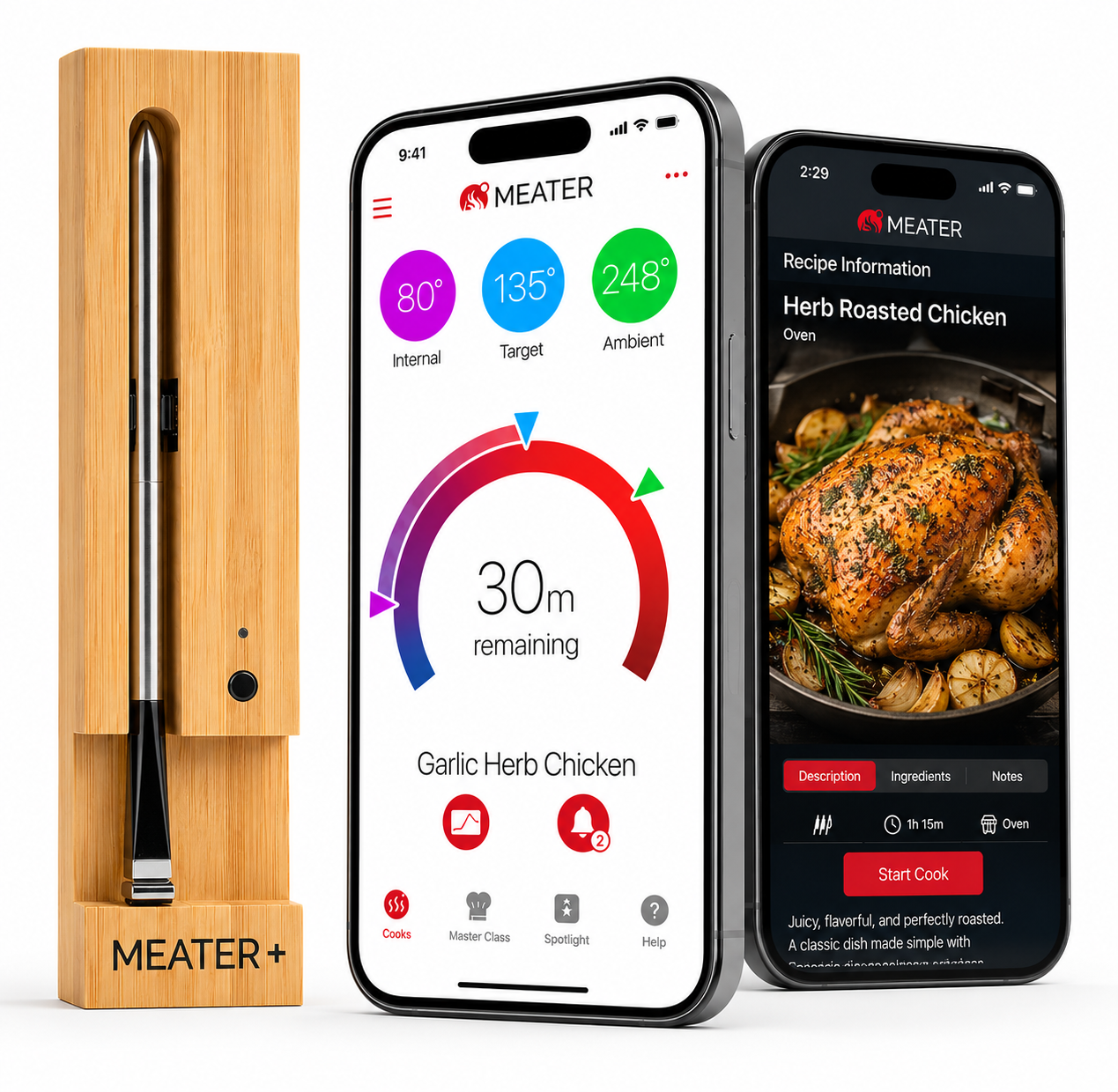 MEATER Plus Wireless Meat Thermometer