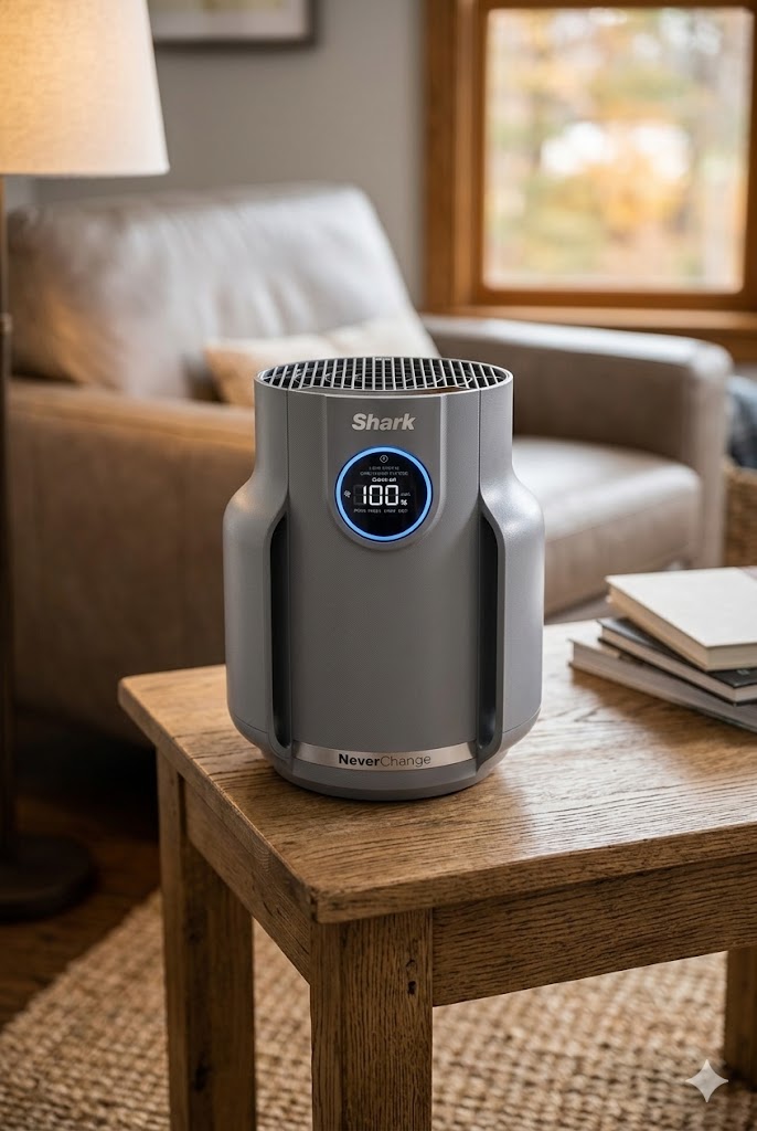 Shark NeverChange Compact Pro Air Purifier | Winter Fog